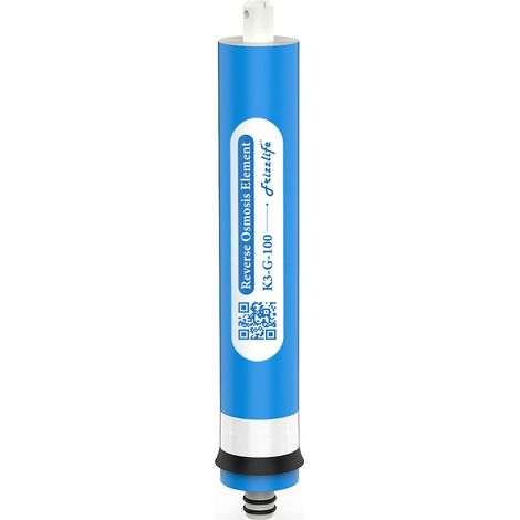 Cartouche filtrante de rechange pour filtres à eau à osmose inverse sous évier RO-K3 et RO-K3-A 2ème étape (1/2)
