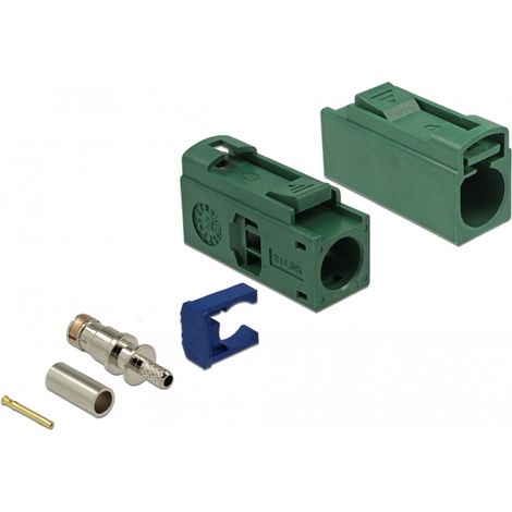 Delock FAKRA E hembra de 25 mm (largo) para prensar