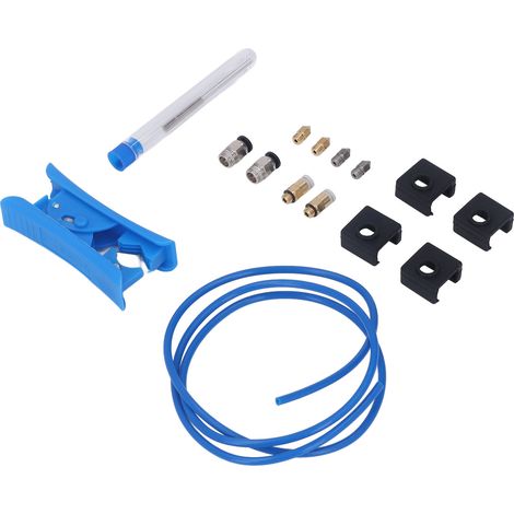 Accessoires pour imprimante 3D : buses MK8, raccords pneumatiques, coupe-tubes PTFE, kit d'aiguilles de nettoyage (1/5)