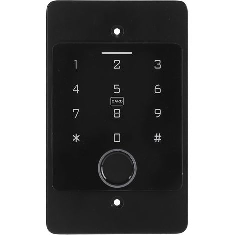 Clavier de contrôle d'accès Wi-Fi étanche avec télécommande et serrure de porte à empreinte digitale polyvalente pour la maison, le garage et le bureau (12 à 24 V CC). (1/5)