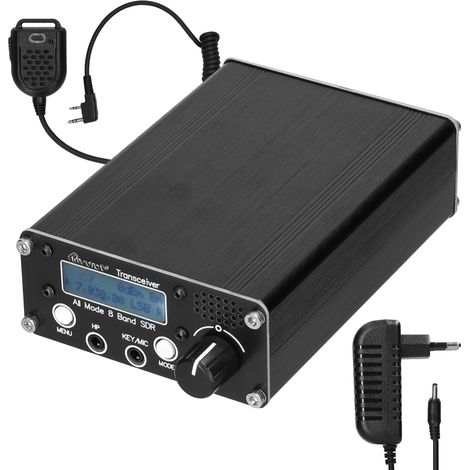 Émetteur-récepteur QRP SSB haute fréquence tous modes SDR uSDR uSDX+ Plus V2 8 bandes 10/15/17/20/30/40/60/80 m avec connecteur d'antenne BNC (1/5)