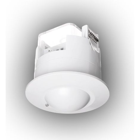 SENSORE DI MOVIMENTO A MICROONDE BIANCO 360 GRADI 1200W 8 METRI IP20 - E+CR-M2/OS