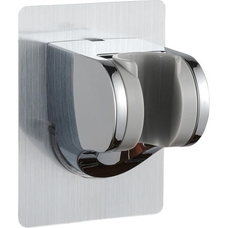 RHG Support de pomme de douche, liaison solide, pas de forage requis, murs mural, support de pomme de douche à main réglable, adapté à la douche de salle de bain pour enfants pour les enfants