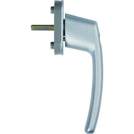 Maniglia finestra FG200 S AB208 Alluminio argento con chiusura (1/4)
