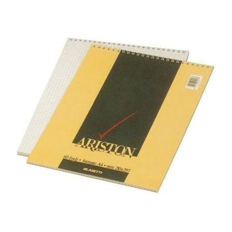 1087 Ariston Paquete de 10 blocs de notas A5 de 5 mm con espiral multicolor (1/2)