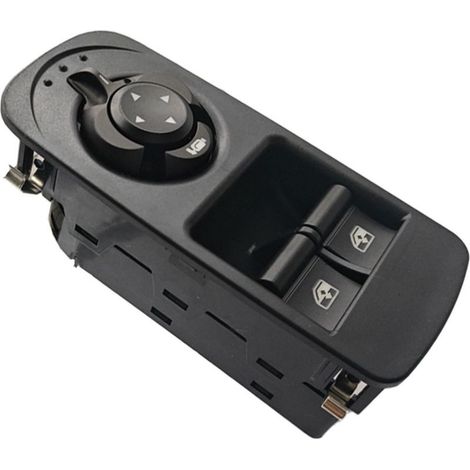 Interrupteur de lève-vitre électrique 156083273, compatible avec les modèles Alfa Romeo de 2008 à 2018, commande la montée et la descente des vitres électriques, facile à utiliser. (1/4)