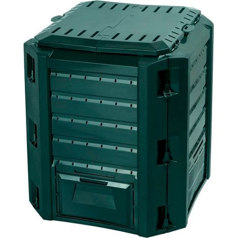 Compostiera da Giardino Verde in Plastica Bio Compost Bidone Compostaggio Eco (1/5)