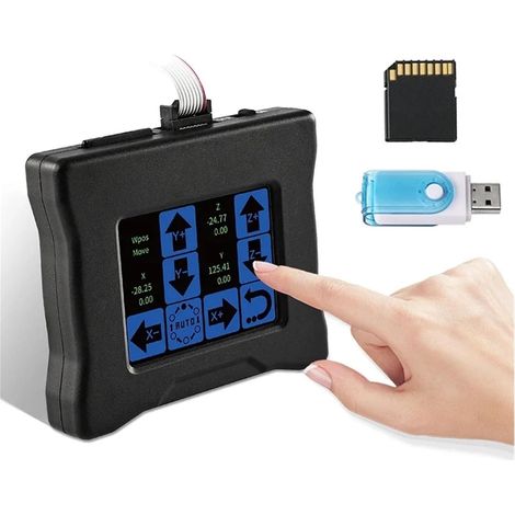 Contrôleur Hors Ligne à écran Tactile CNC, TFT 2,8 Pouces, GRBL, for fraiseuse 3018, Pro, 3020, 4550 (1/5)