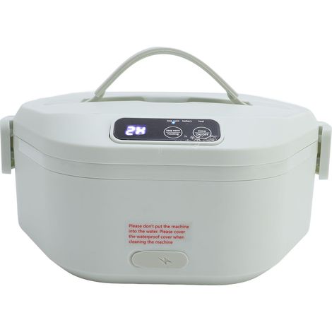 Elegante, kabellose, beheizbare Lunchbox mit emaillierter Innenseite, die auch als isolierte Lunchbox dient – Modell 2