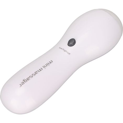 Kabelloser Mini-Vibrationsmassager mit 2 Geschwindigkeitsstufen für Gesicht, Schultern und Rücken – leichtes ABS (1/5)