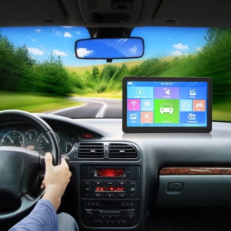 Système de navigation GPS universel 9 pouces avec écran tactile capacitif HD 256 Mo/8G pour voiture, camion et poids lourd (carte européenne) (1/5)