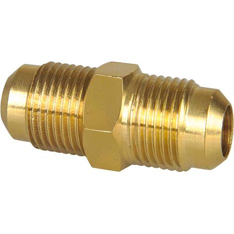"RACCORDO DIRITTO DOPPIO MM PER CONDIZIONAMENTO 3/8"""" x 3/8"