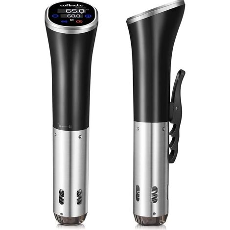 Cuiseur Sous Vide, Cuisson Sous Vide 1100W Imperméable Thermoplongeur Sous vide Avec fonction de réservation, facile à stocker (1/5)