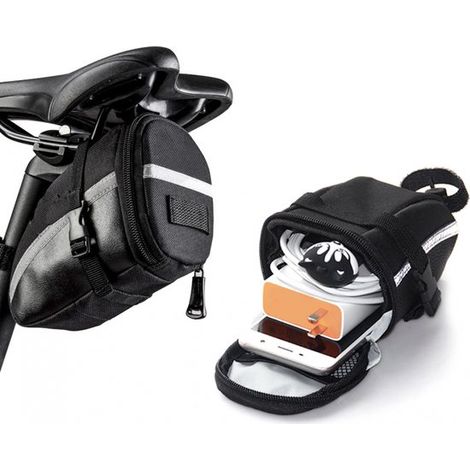 Wasserdichte Satteltasche Rahmentasche Kleine Fahrradsatteltasche Kompakt Universell Für Mountainbikes Rennräder und sportliche Citybikes Mit (1/5)