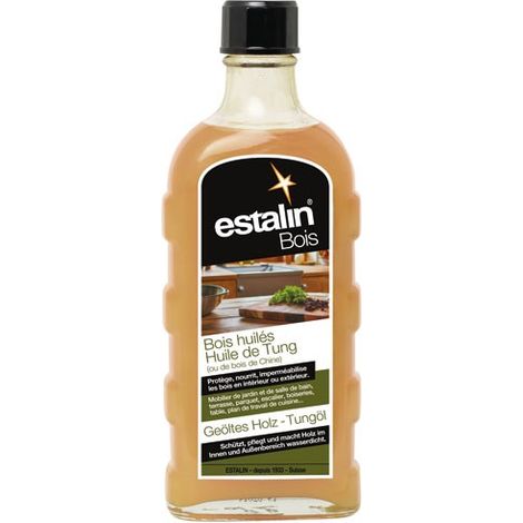 Estalin Madera Aceites Aceite de Tung o Madera de China 1 L - Delta Product Maison Compañía