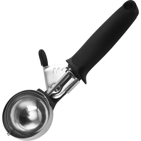 Paletta gelato, comoda paletta antiscivolo per palline di gelato, adatta per gelati, sorbetti e dessert (1/5)