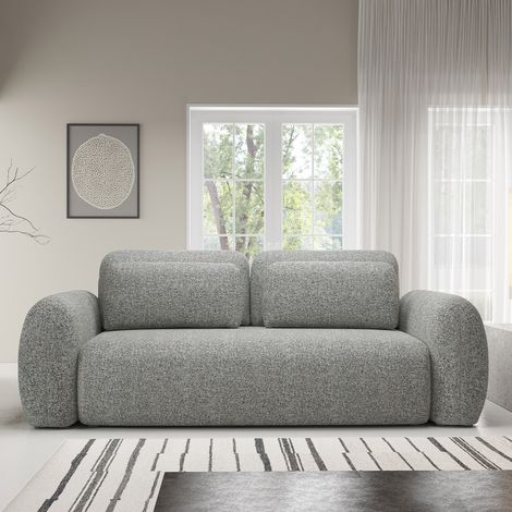 3-Sitzer-Sofa mit Bettkasten Carmela Grau