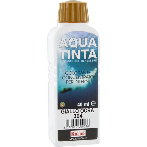AQUATINTA P/INTERNI 40 ML GIALLO OCRA 304