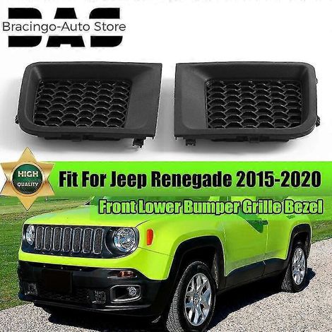 5XB62LXHAA 5XB63LXHAA 735618579L 735618580R Passend für Jeep Renegade 2015-2020 Stoßstangengrillblende links und rechts vorne unten schwarz