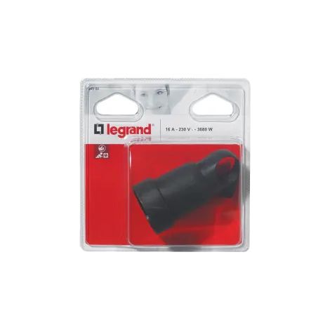 Fiche F Legrand Anneau Noir Connecteur électrique Robuste - Legrand (1/3)