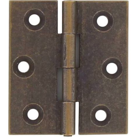 6 x BL CERNIERA FRESATA PIANA OTTONE BRO 60X50 MM 2 PZ