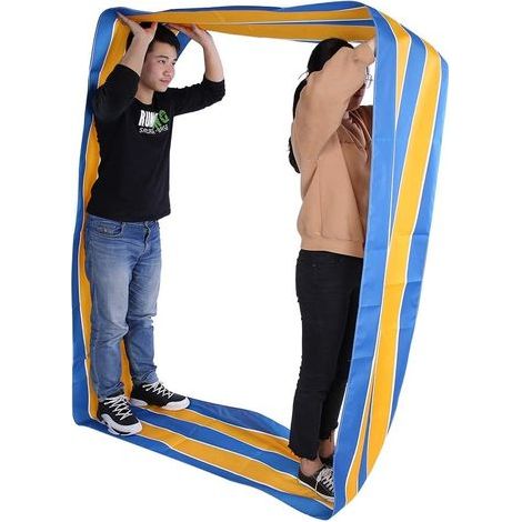 Tapis de course amusant pour enfants, jeux de travail d'équipe, activités de cohésion d'équipe, activités d'apprentissage en groupe, journée sportive pour enfants et adultes (6 m) (1/5)