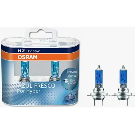 H7 Cool Blue Ultra Vit Halogenlampe, 5300K, 12V, 55W (2 Stück) - AquaForge