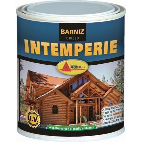 Barniz Madera Intemperie Brillo 375 Ml Abeb103 Promade