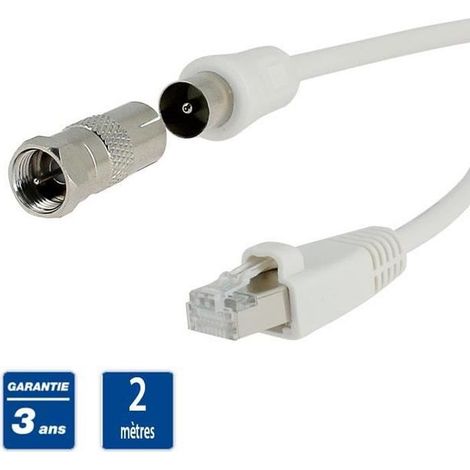 SEDEA Cordon RJ45 / Coax 2m
