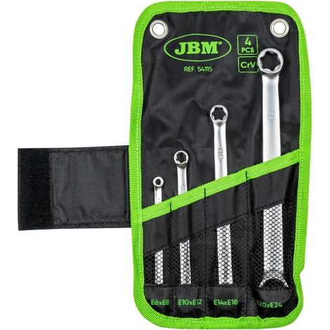 JUEGO DE 4 LLAVES TORX PLANAS JBM 54115