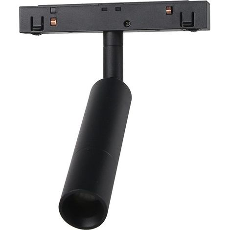 Spot LED Encastrable Magnétique Linéaire D26 5W Variable Noir Sablé ZAMBELIS 2094 - 24 deg - Blanc chaud - 3000K