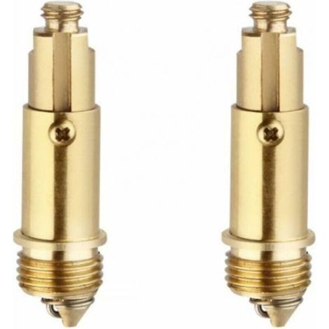 Tornillo de repuesto, núcleo de desagüe, resorte de retorno de desagüe, pieza de repuesto fácil de usar para tapón de lavabo. Compatible con la mayoría de tapones de bañera y lavabo. (1/4)