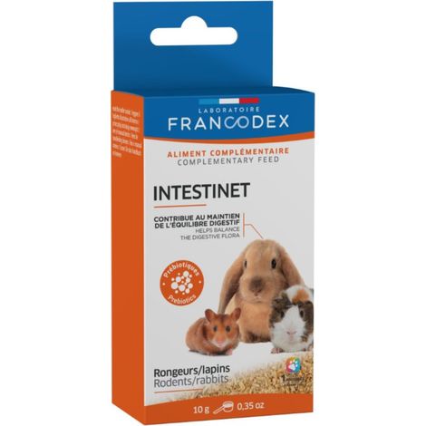 Intestinet 10 g pour rongeur et lapin. - Francodex (1/2)