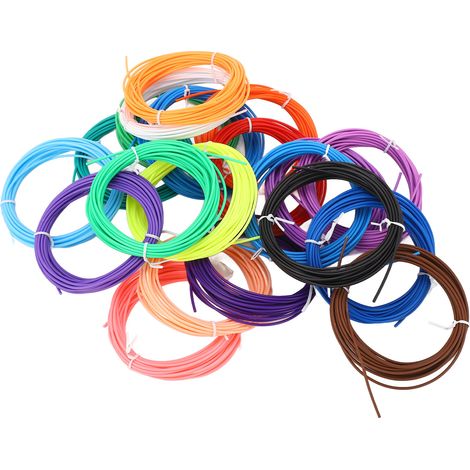 Filament pour stylo d'impression 3D, consommable PCL basse température, 1,75 mm, recharge de filament pour peinture 3D pour enfants (1/5)