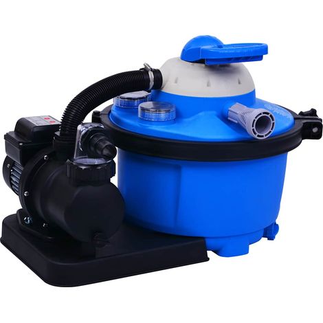 Maison Exclusive - Pompe de filtration à sable avec minuterie 450 W 25 L (1/5)