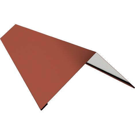Einfacher First 145x145, L.2000mm, ALU, 0,70mm, RAL8012