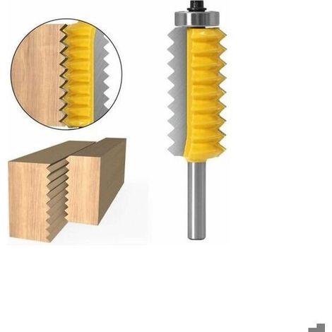 Fraise à bois 8 mm – Pour tenon et mortaise – Queue 8 x 19 x 54 mm – Anti-usure (1/4)
