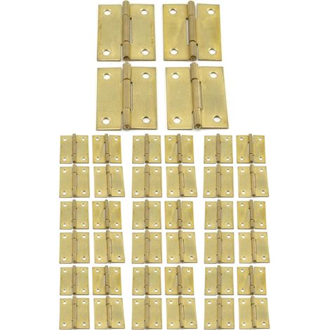 40 x Scharniere 50x38x1.3 mm