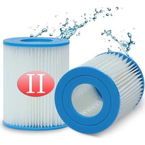 Type II Filter Cartridge for Bestway Swimming Pool Pump, Replacement Filter Cartridge for Bestway 58094, Capacity: 2006/3028 lt/hour (2 pcs) (1/5)