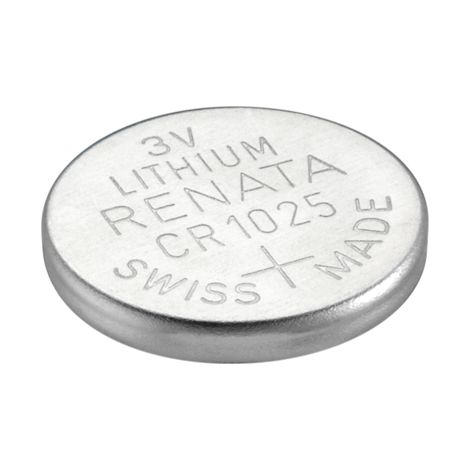 BATTERIA a BOTTONE al litio CR1025 RENATA 3V