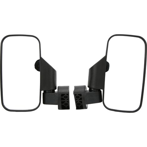 1,75-Zoll- und 2-Zoll-Rückspiegel, Ersatz-Seitenspiegel für Polaris RZR UTV AVT-Überrollkäfig, schwarz (1/5)