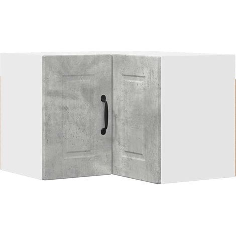 Meuble mural de cuisine,Armoire de cuisine avec étagère Gris béton 57 x 57 x 40 cm CFW51552 (1/5)