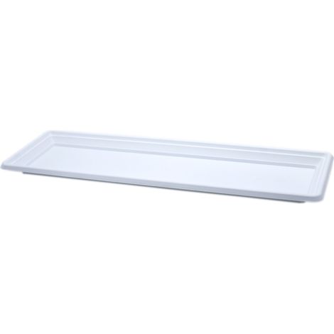 Plato jardinera de plastico 60 cm Blanco (1/4)