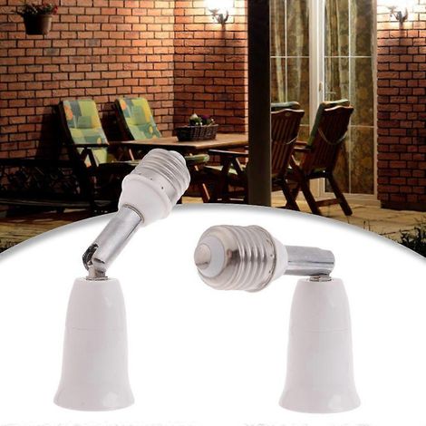 Rallonge réglable pour douille E27, base de lampe 100 V-250 V, accessoires d'éclairage (1/4)