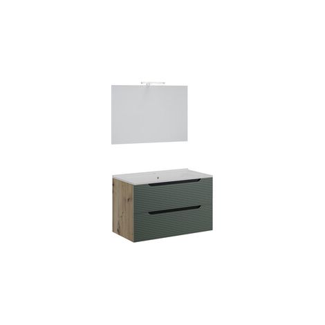 MOBILE BAGNO COMFORT 2C DOGATO 80 ROV/VERDE SAL