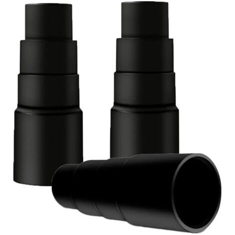 Lot de 3 adaptateurs pour aspirateur, réducteur pour outils, découpable de 21 à 35 mm, pour aspirateurs industriels, aspirateurs secs et humides, etc, Compatible avec Kärcher, Bosch, Makita, N