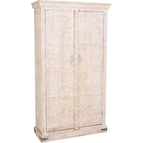 Armario de madera acabado artesanal 100x40x180h cm (1/5)