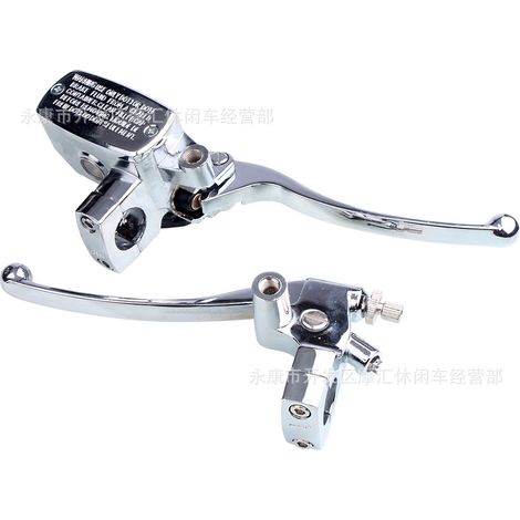 25mm electroplated finish suitable for Honda CB400SF, Yamaha, and Suzuki left clutch lever, brake upper cylinder, and master cylinder. (1/5)