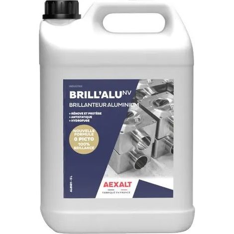 Brillanteur Aluminium Aexalt BRILL'ALU 5L nettoyant rénovateur et protecteur haute Brillance