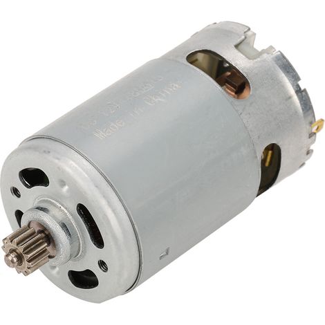 Moteur électrique DC 12V à deux vitesses, 12 dents, pour perceuse électrique, accessoires d'outillage industriel (1/5)